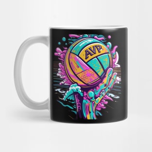 Volleyball Graffiti Mug